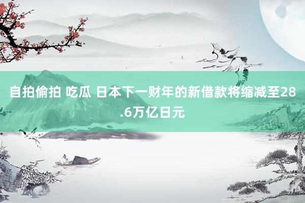 自拍偷拍 吃瓜 日本下一财年的新借款将缩减至28.6万亿日元